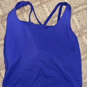Women's Blue Workout top